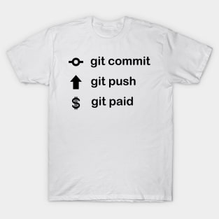 Programmers jokese git T-Shirt